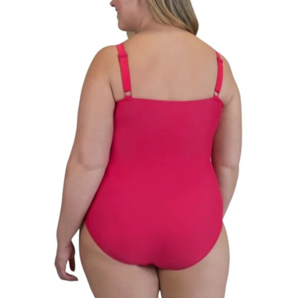 NWOT Roots One-Piece Swimsuit | Pink - Picture 2 of 6